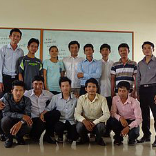 Volunteer Lecturer with Students
